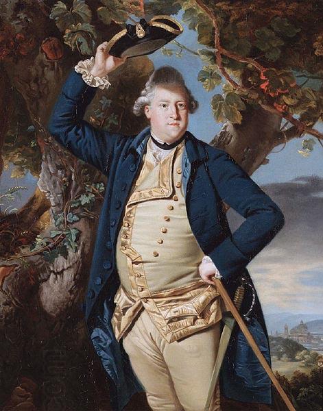 Johann Zoffany George Nassau Clavering, 3rd Earl of Cowper (1738-1789), Florence beyond